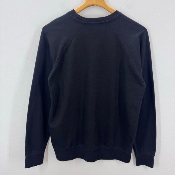Google Crewneck Sweatshirt Pullover Black Medium Cotton Blend Tech Comfort EUC - Picture 2 of 6